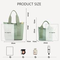 Bolso de Lona con Bolsillos para Mujer, Bolso Bandolera Mujer Bolso, Gran Capacidad Bandolera Casual con correa ajustable, para Compras - details 0