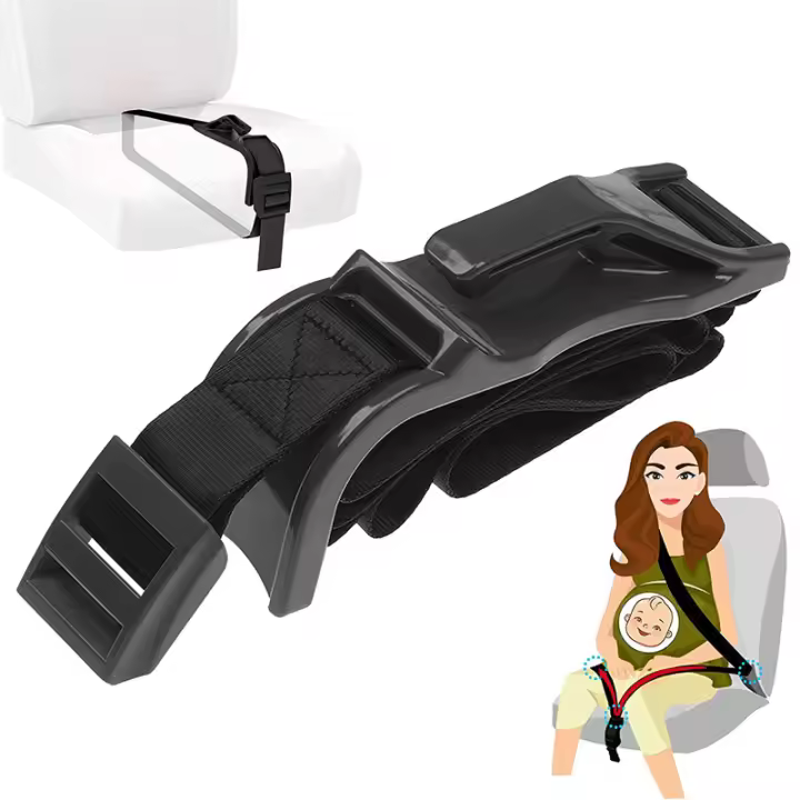 Cinturón de maternidad de 21,5*6 CM, cinturón de sefridad convenience, cinturón de seurdad de maternidad para Automóvil, ajustado para que viajen Mujeres embarazadas - 1