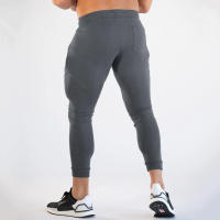 Pantalones De Correr Para Hombre Fitness Entrenamiento Deportivo Tejido De Poliéster Y Algodón Estilo Magro Ajustado Para Gimnasio Y Running - details 12