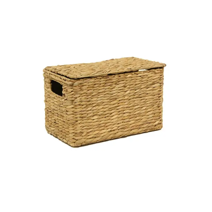 CESTO CON ASAS DE AGUA DE JACINTO NATURAL - 1