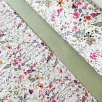 Juego de Sábanas Estampado Flores Acuarela– Alo Home - details 2