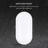 Lámpara De Pared LED Exterior 16W 20W IP65 Impermeable Para Jardín Porche Iluminación Oval Sconce Baño Resistente Al Humo 110V 220V Montaje En Superficie - details 1