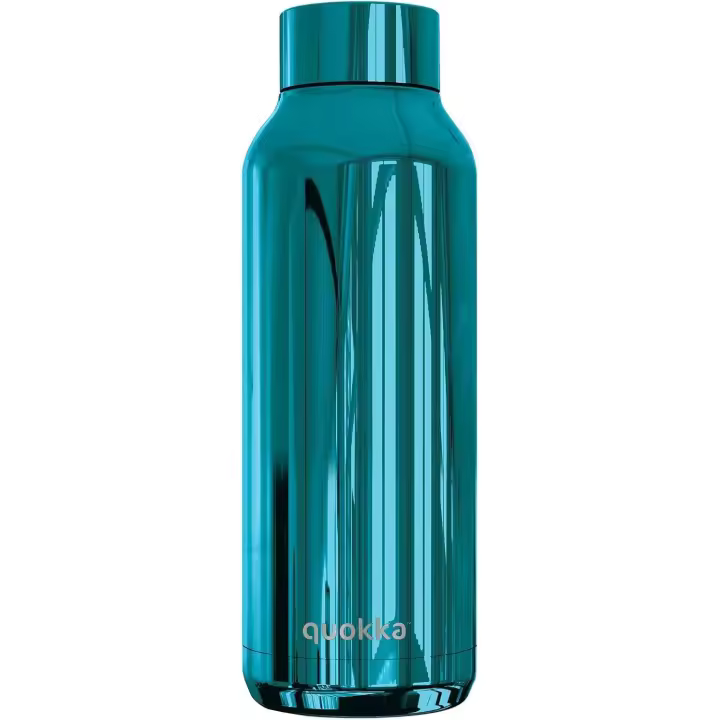 Botella térmica de acero inoxidable 510 ml Quokka Solid SLEEK ZIRCON | Sin BPA | Botella de agua reutilizable de doble pared | Mantiene frío y calor | Para niños y adultos - 1