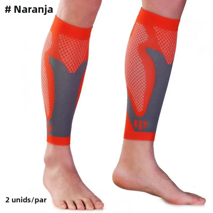 1Par De Manguitos De Compresión Para Piernas Soporte Para Pies Sin Costuras Para Alivio Del Dolor En Las Piernas Fitness Running Esfuerzo Physical - 1