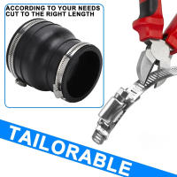 Tuerca De Tubo Ajustable Grande 9.8ft En Acero Inoxidable Con 6 Fuera De Juego Accesorios Para Automóviles Clavija Y Fuera De Juego - details 7