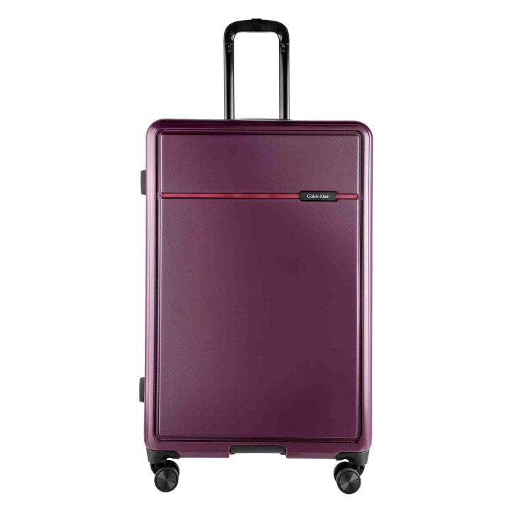 Maleta grande expandible Colección Rider Color Malva 79x50x31cm cierre TSA integrado, material ABS+PC
