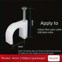 100Pcs Amarras De Cable Con Tornillos De Acero Y Cordones De Nylon 6/10mm Herramienta Eléctrica Para El Hogar - details 5