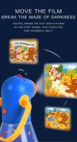 Proyector De Historias Con Luz Nocturna Y Linterna Juguete Para Niños Aprendizaje Temprano Educativo Máquina De Historias Luminosa Para Dormir - details 3
