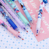 36pcs Bolígrafos De Tinta Borrable Kawaii Stitch 0.5mm Azul Para Escuela Y Oficina Suministros De Papelería Escribir Dulce - details 2