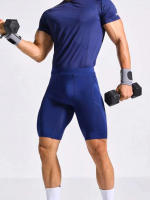 Shorts De Bodybuilding Para Hombre Leggings De Gimnasio Compresión Elástica Pantalones De Running Fútbol Baloncesto - details 13