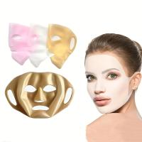 Máscara De Silicona 3D Para Cuidado Facial Reutilizable Herramienta De Firmeza Facial Máscara Fija Para Hidratación De La Piel - details 0