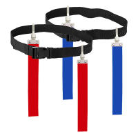 Cinturón De Bandera Para Fútbol Americano Entrenamiento Ajustable De Color Brillante Para Rugby Y Soccer Correa De Etiqueta Para Cintura - details 1