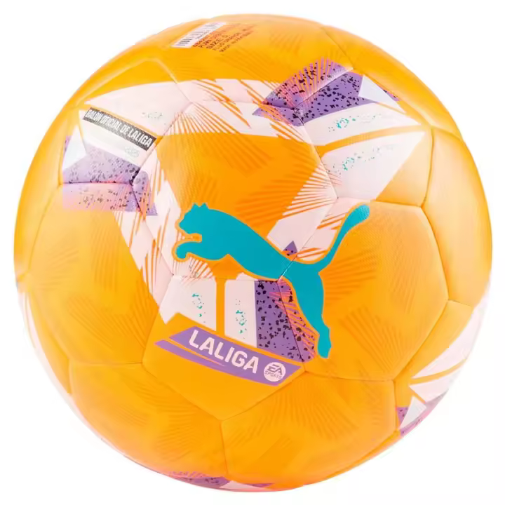 Puma Orbita La Liga 1, Fluo Orange-Muultico  Fútbol Balones - 1