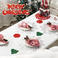 20PCS Alfombrillas De Navidad Con Forma De Copo De Nieve Para Restaurante Y Hotel Decoración De Mesa Ecológicas Redondas Para Hogar - details 5