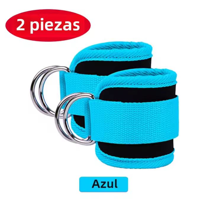 Cinturones De Apoyo Para Tobillo Ajustables Con Anillo D En Fitness Y Gimnasio Malla De Seguridad Con Hebilla Para Ejercicios De Piernas Y Abductores - 1