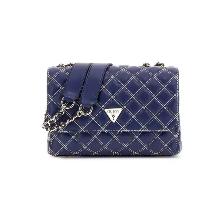 Bolso Guess Cruise convertible azul guateado para mujer - 1