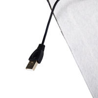 Calentador De Fibra De Carbono USB 5V Tamaño 22x22cm Chaqueta De Invierno Para Hombres Fundas Calefactoras Suaves Y Cómodas Para Mantener Calido - details 5
