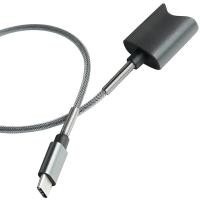 Cable de carga de interfaz USB para Vuse Alto Cable de cargador magnético Diseño universal 45cm (gris Usb-a) - details 3