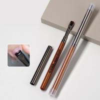 Pincel De Dibujo Para Manicura Con Mango De Madera Redondo Bisturi De Extensión De Gradiente Para Uñas Material De Nylon - details 4