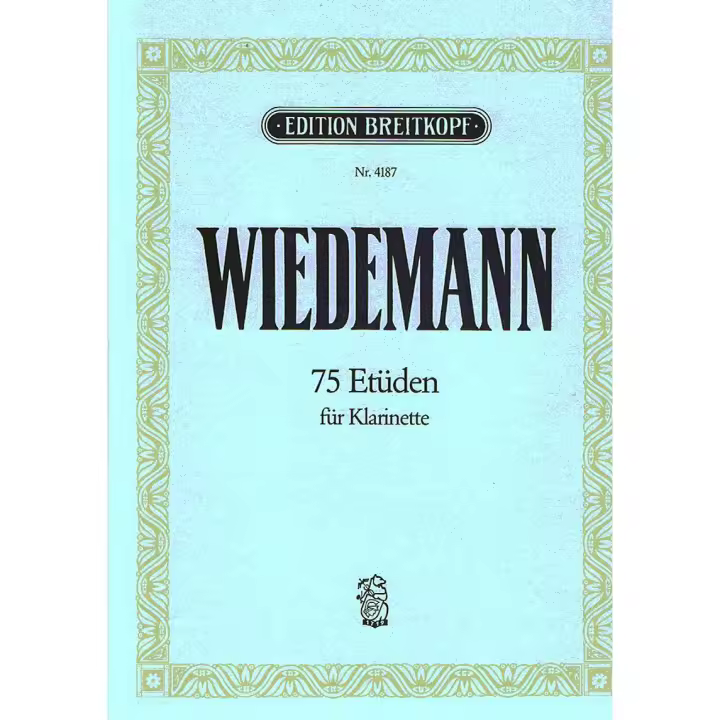 WIEDEMANN L.-Estudios (75) para Clarinete (Kluger) - 1
