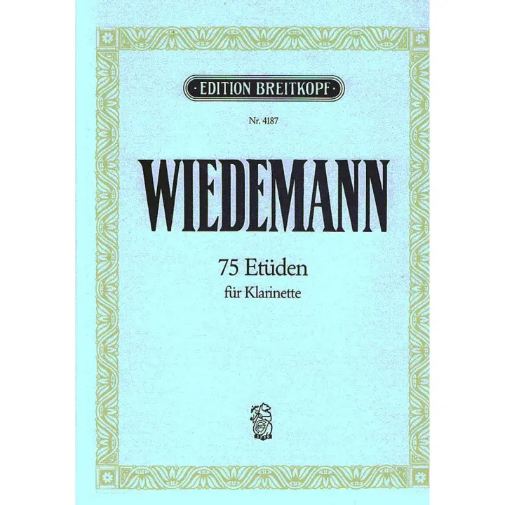 WIEDEMANN L.-Estudios (75) para Clarinete (Kluger) - 1