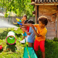 Plushome Pistola de Agua Pack 2 Pistolas de Agua Juguete para Niños Niñas Alcance Largo 8m-10m - details 5