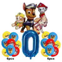 „Paw Patrol“ dekoravimo rinkinys 17 gabalų