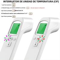 Termómetro Digital sin contacto para niños y Adultos, Alarma de temp, Frente, interior, infrarrojo, multimoción - details 3