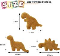 Stegosaurus-18 pulgadas, Juguetes de pepitas de Pollo de Dinosaur para Juguetes Divertidos - details 4