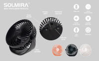 Ventilador de Escritorio con Batería Recargable USB Tipo C Portatil Inalámbrico - details 0