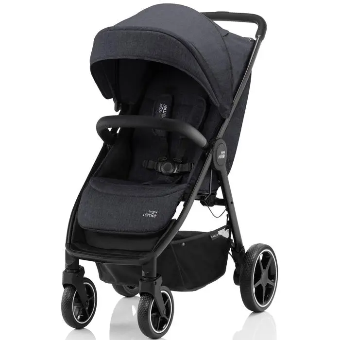 Carrinho de bebé Britax Römer B-Agile R Black Shadow/Black - 1