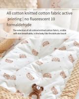 Manta De Cuna Acolchada 100x120cm Para Bebé Suave Y Transpirable Cubierta De Sueño Para Newborn Infant Swaddle Wrap 4 Estaciones Unisex - details 9