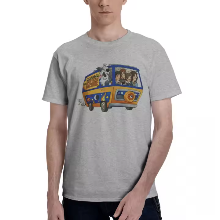 Camiseta De Algodón Para Hombre Con Estampado De La Banda the Beatles Estilo Callejero Casual Manga Corta Para Uso Diario - 1