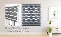 DECORBLIND  Estor Noche y Día - Estor Enrollable Doble Tejido Ondulado - Estor Noche y Día Fácil de Limpiar y Instalación Versátil – Estor Enrollable Noche y Día Ondas para Ventanas - Estor Noche y Día Fácil Instalación Pared o Techo - Estor Ventana - details 2