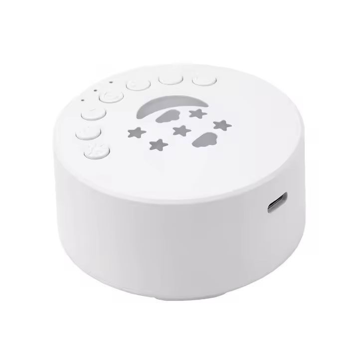 Máquina De Sueño Para Bebés Con Ruido Blanco Y Sonidos Soothing 18 Tiempos De 15/30/60 Minutos Luz Nocturna Colorida Para Despertador Infantil - 1