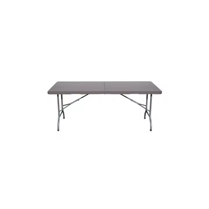 MESA PLEGABLE POLIETILENO RATAN 179x74,5x72 cm  - DE SUINPLAS DECORACIONES - 1