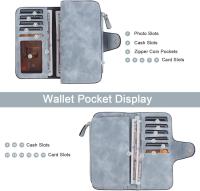 Carteras para Mujer con múltiples tarjetas para tarjetas, monederos para Mujer, carteras grandes, bolsos de mano - details 2