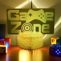 Lámpara De Noche LED NEON GAMER 3D Iluminación RGB Para Habitación De Juegos Decoración De Pared Luz De Mesa Personalizada Para Niños - details 8