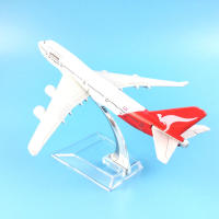 Modelo De Avión Qantas Boeing 747 JASON TUTU 16cm Metal Escala 1/400 Sin Batería Para Adolescentes Y Adultos - details 1