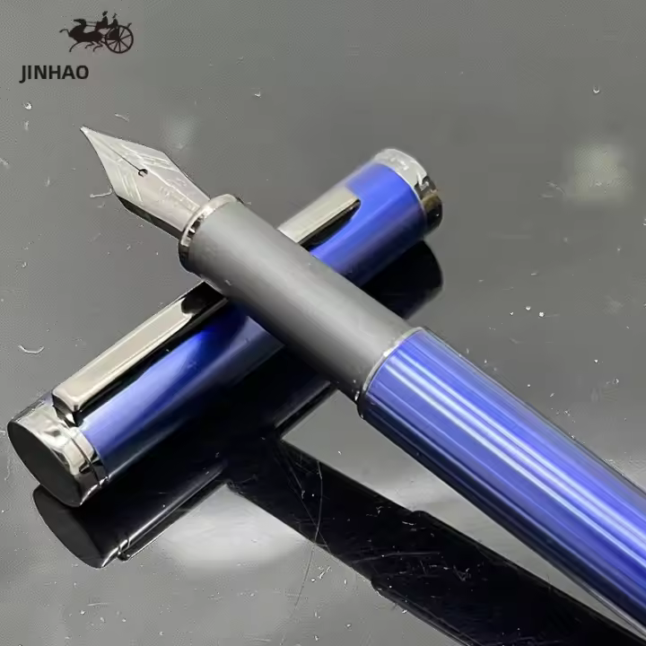 Lápiz De Tinta De Metal Jinhao 88 De Precisión Extra Fina EF Tinta Azul Roja Negra 1PC Suministros De Escritura Para Oficina - 1