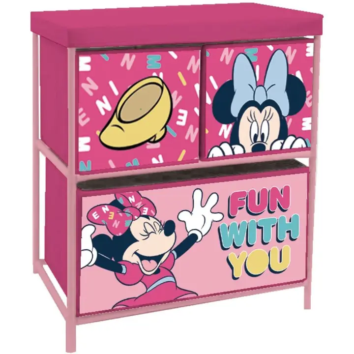Arditex Estantería Almacenaje Minnie Mouse Disney 53x30x60 Cm - 1