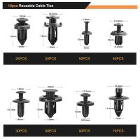 Surtida de 635 clips de retención y sujetadores automáticos para Automóvil: 16 más populares Remaches de parachoques de Nailon - details 2