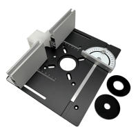 Placa De Inserto De Router En Aluminio Para Trabajar Madera Herramienta Auxiliar De Grabado Y Ensamblaje Para Mesas De Trabajo - details 1