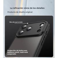 Funda De Teléfono Premium Mate Transparente Para iPhone 17 Air 16E 15 14 plus 13 12 11 pro Max Color Sólido Protectora De Cámara Resistente a Arañazos Y Huellas - details 10