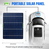 Panel Solar Portátil Impermeable 250W Alta Eficiencia Monocrystalline Cargador De Batería Trickle Para Coche RV Barco 12/24V - details 3