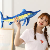 Muñeco De Peluche De Tuna Azul De 140 Cm Simulación Realista Almohada Larga De Pescado Marítimo Juguete Suave Para Decoración Creativa - details 5