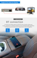 Reproductor De DVD Para Coche BQCC 1 Din Con BT USB FM Radio AUX TF Control Remoto Estéreo De Protección Del Poder Ajuste De EQ Sonido - details 3