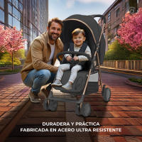 Asalvo Silla de Paseo Nova – Carrito de Bebé Ultraligero y Confortable, Capota Extensible, Fácil de Manejar y Plegado Compacto - details 0