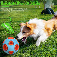 Juguete Interactivo Para Perros HOOPET Bola Divertida De Goma Duradera Para Masticar Y Alimentar Juguetes Para Mascotas - details 2