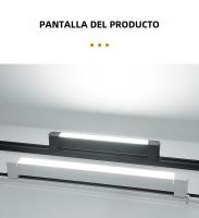Lámpara De Techo LED Para Riel De Pista Completa Iluminación Focalizable Para Tienda De Ropa Y Hogar 85-265V Incluye Bombillas - details 14